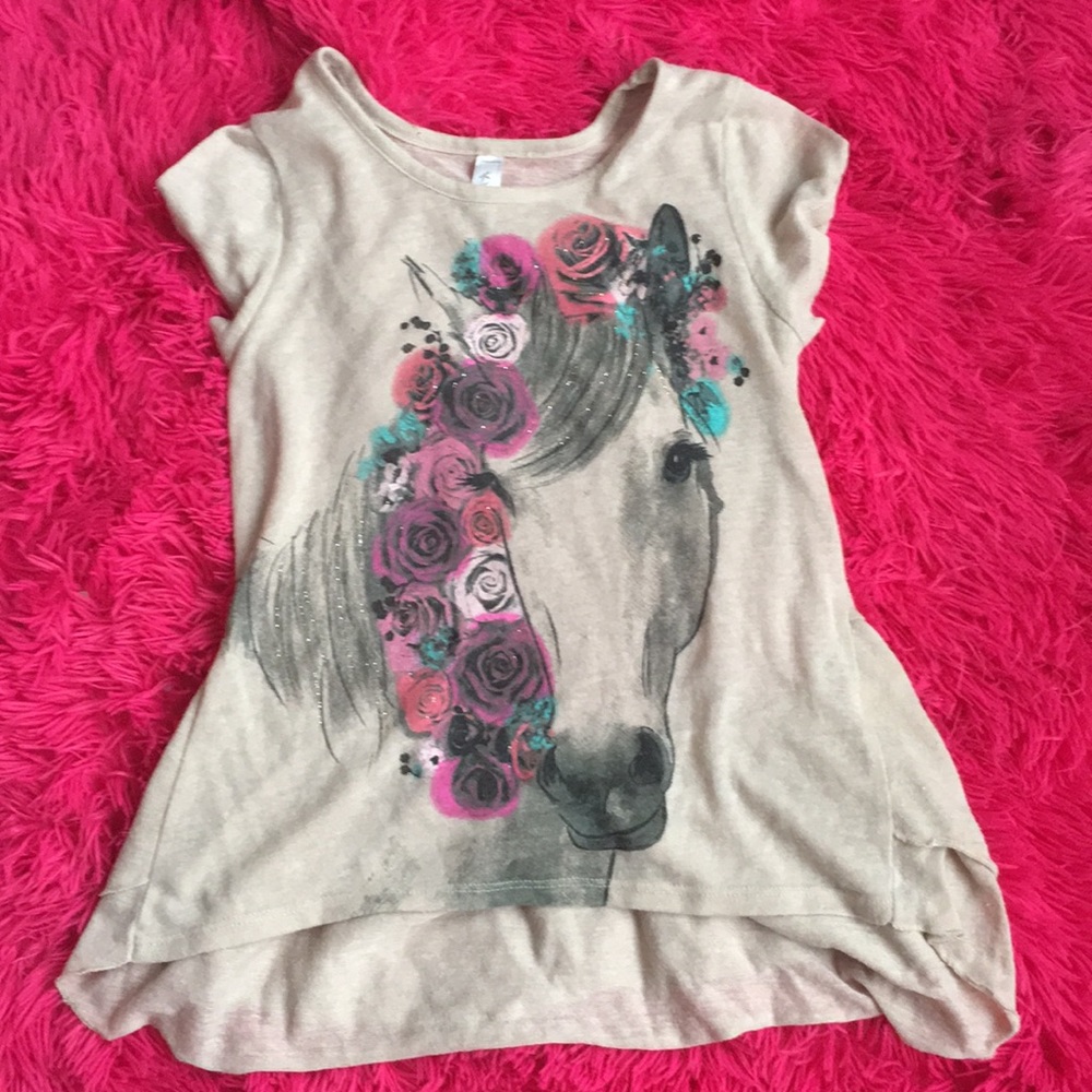 Sheer Girls Horse Shirt